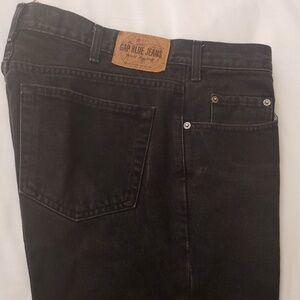 Straight Leg Black Jeans